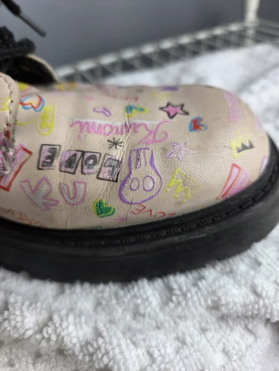 Zara Pink Kuromi Graphic Combat Boots - Picture 5 of 7